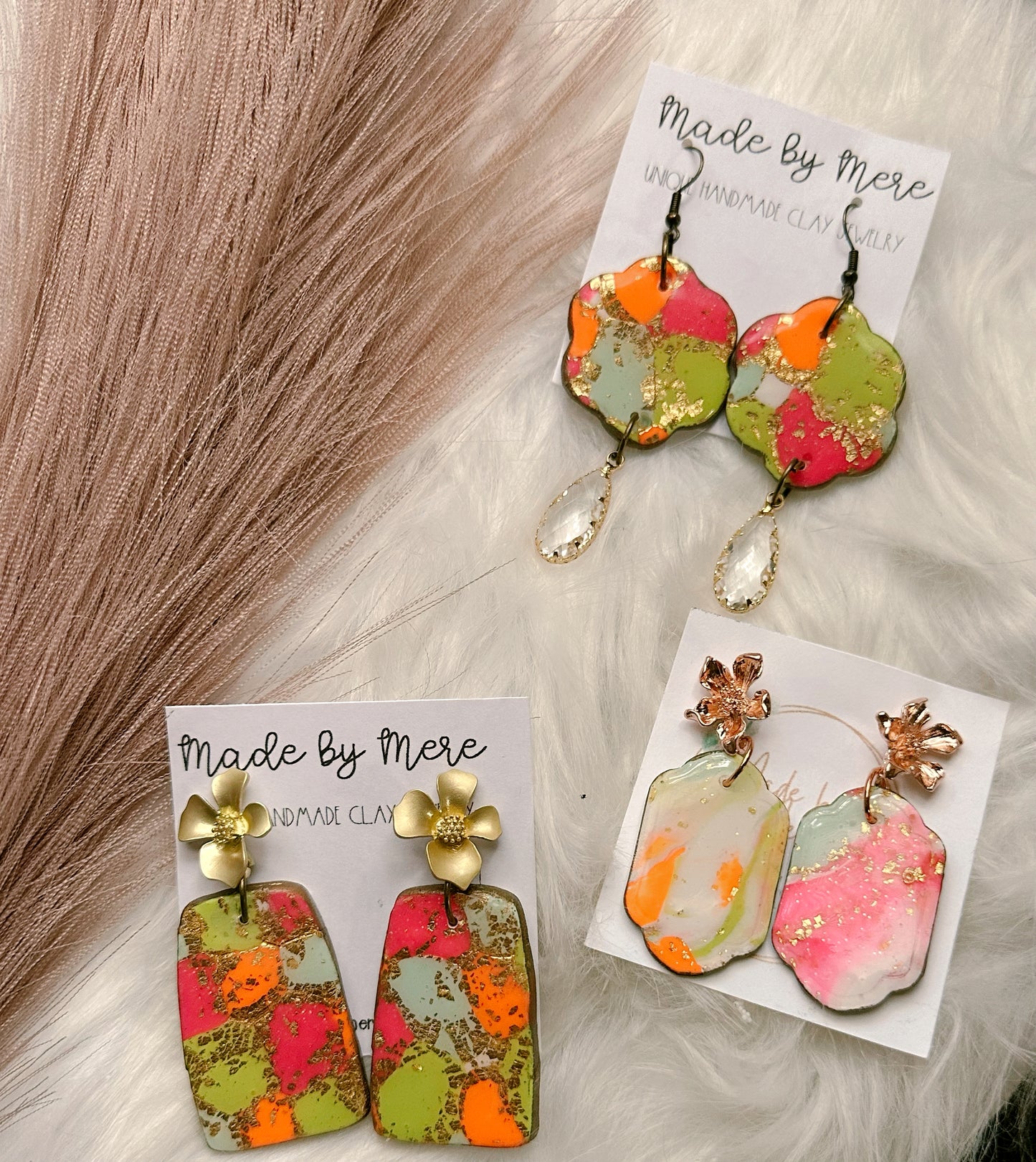 Summer vibe colors dangles