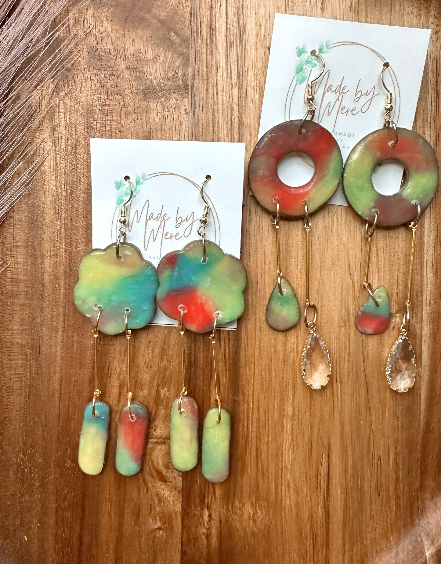 Fruity pebbles dangles