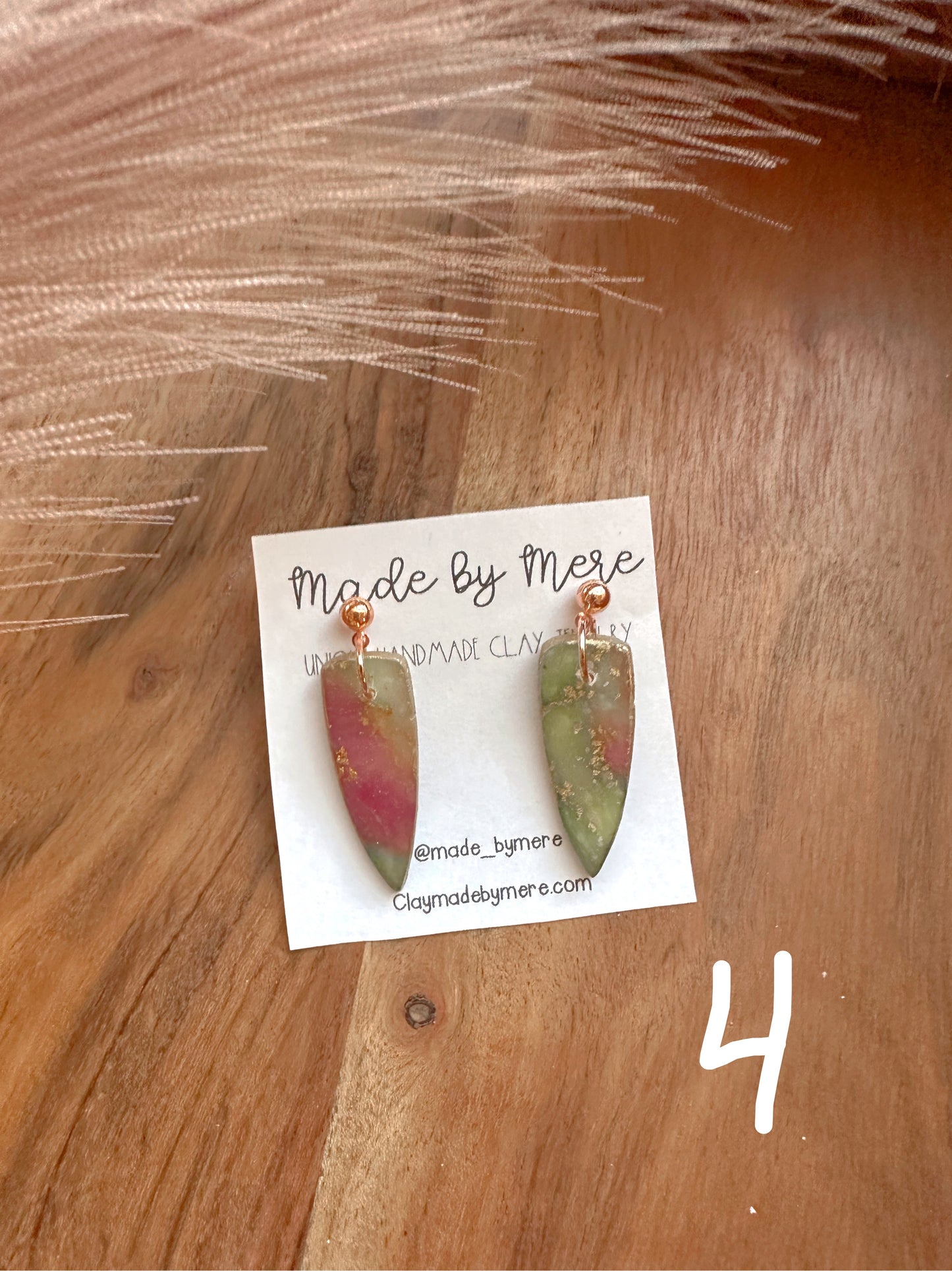 Fruity pebble vibe dangles