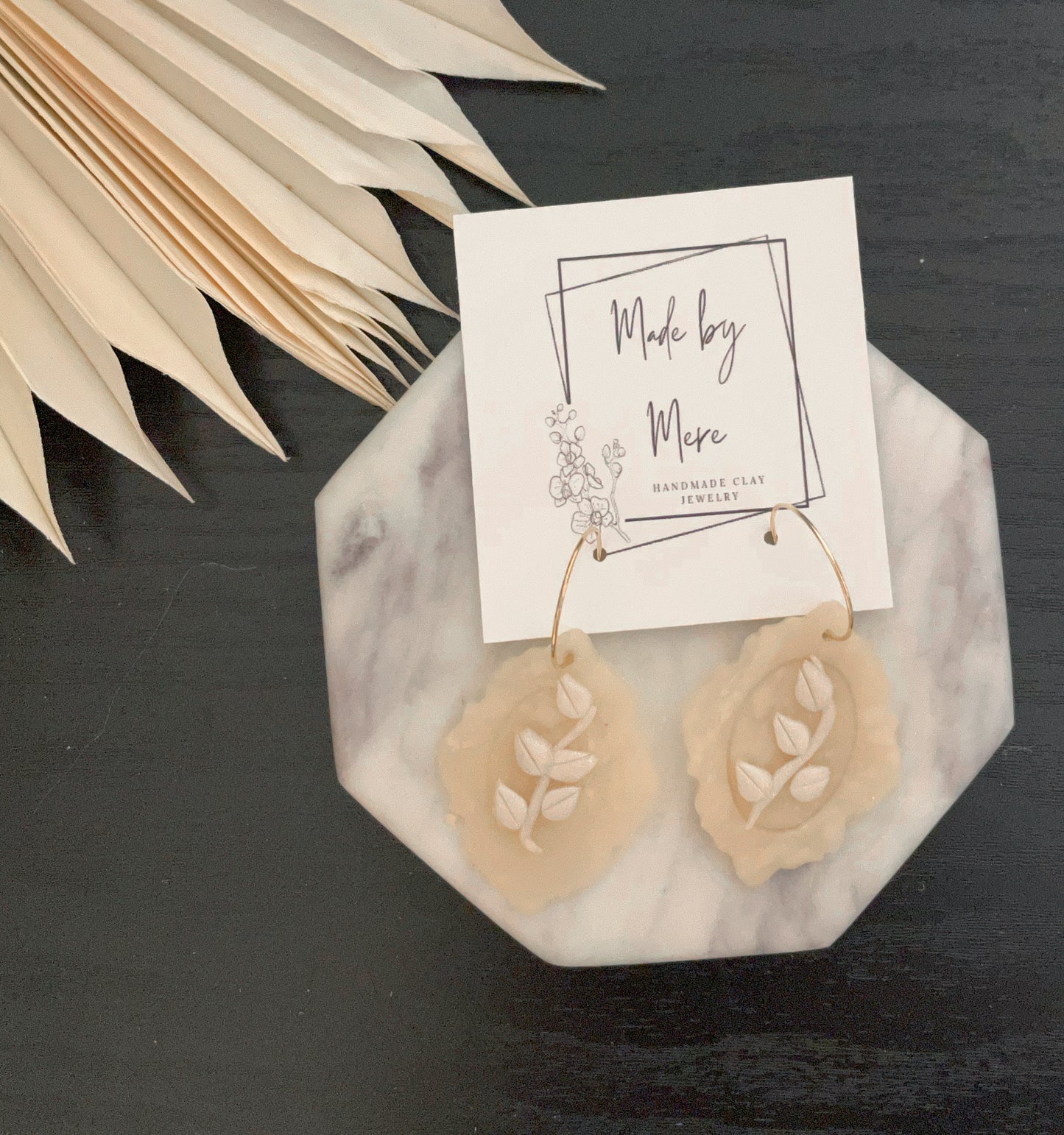Translucent White Pearl Dangles