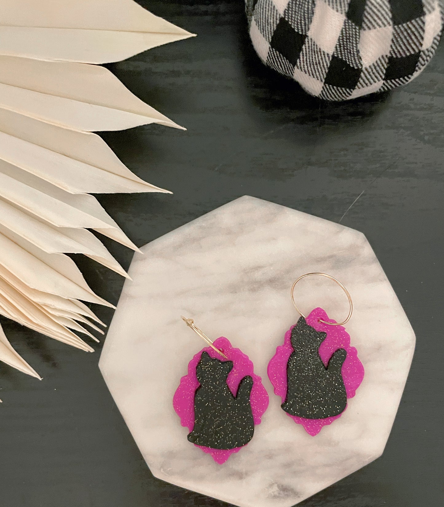 Halloween clay dangles