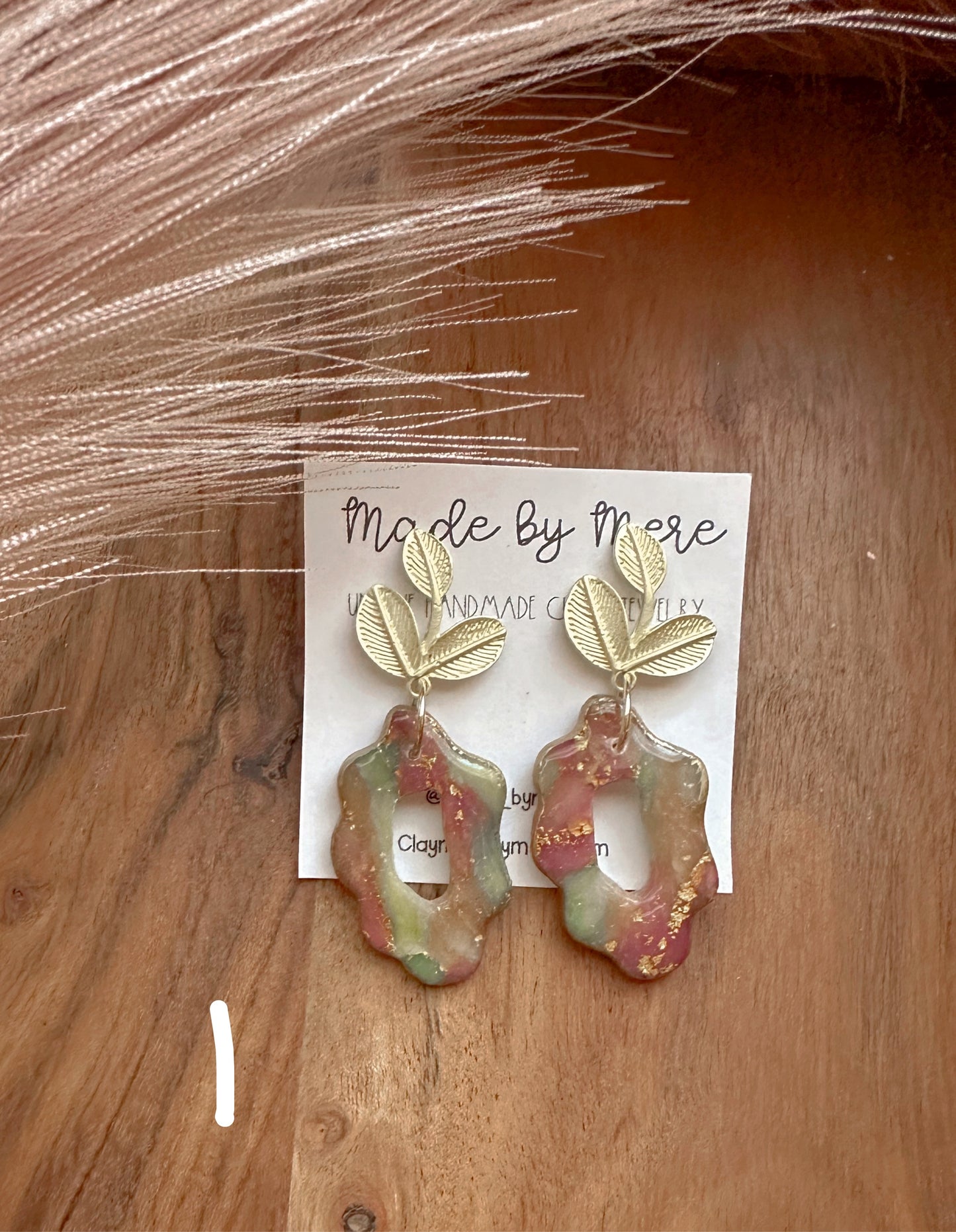 Fruity pebble vibe dangles