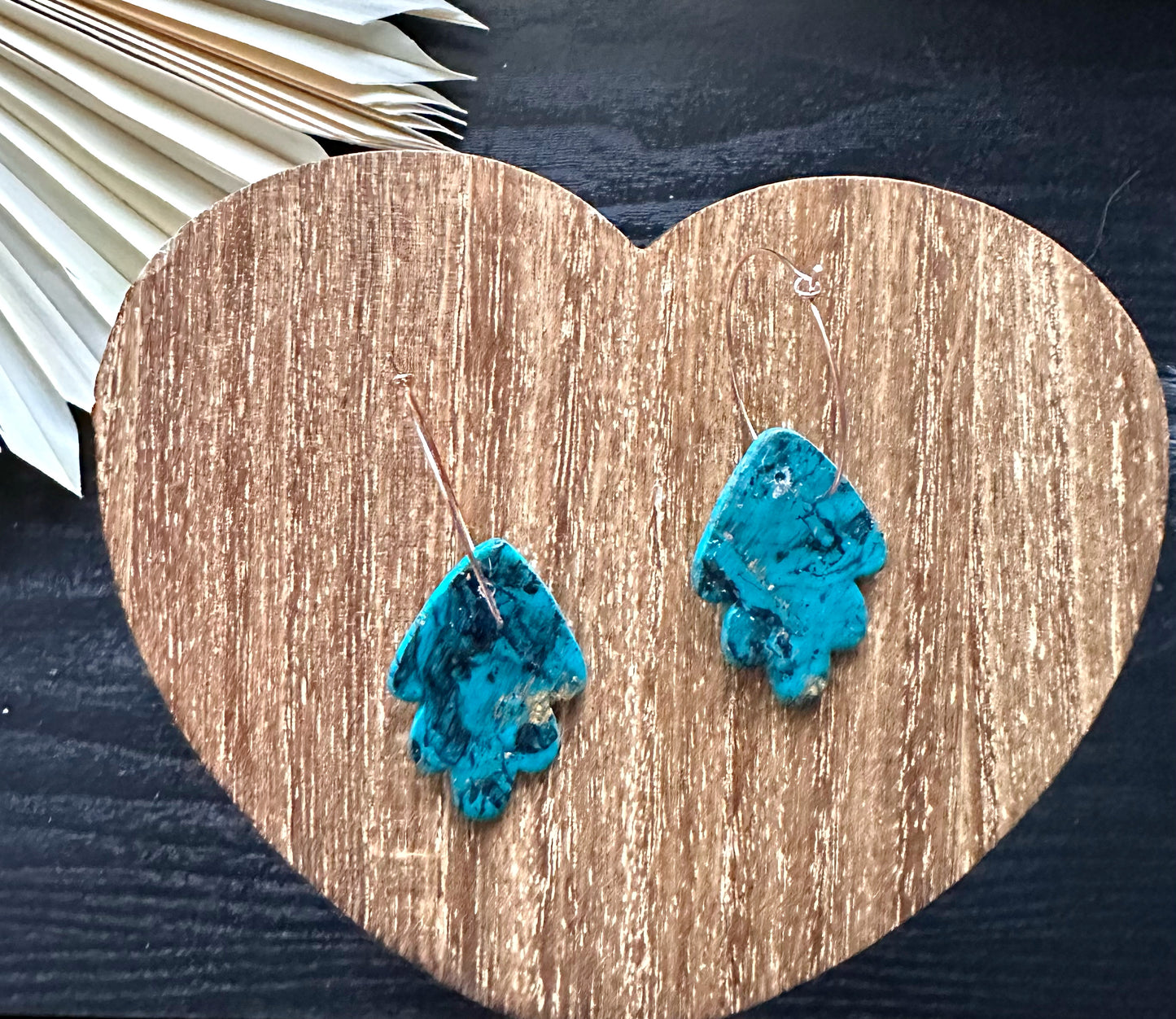 Marbled Turquoise Dangles