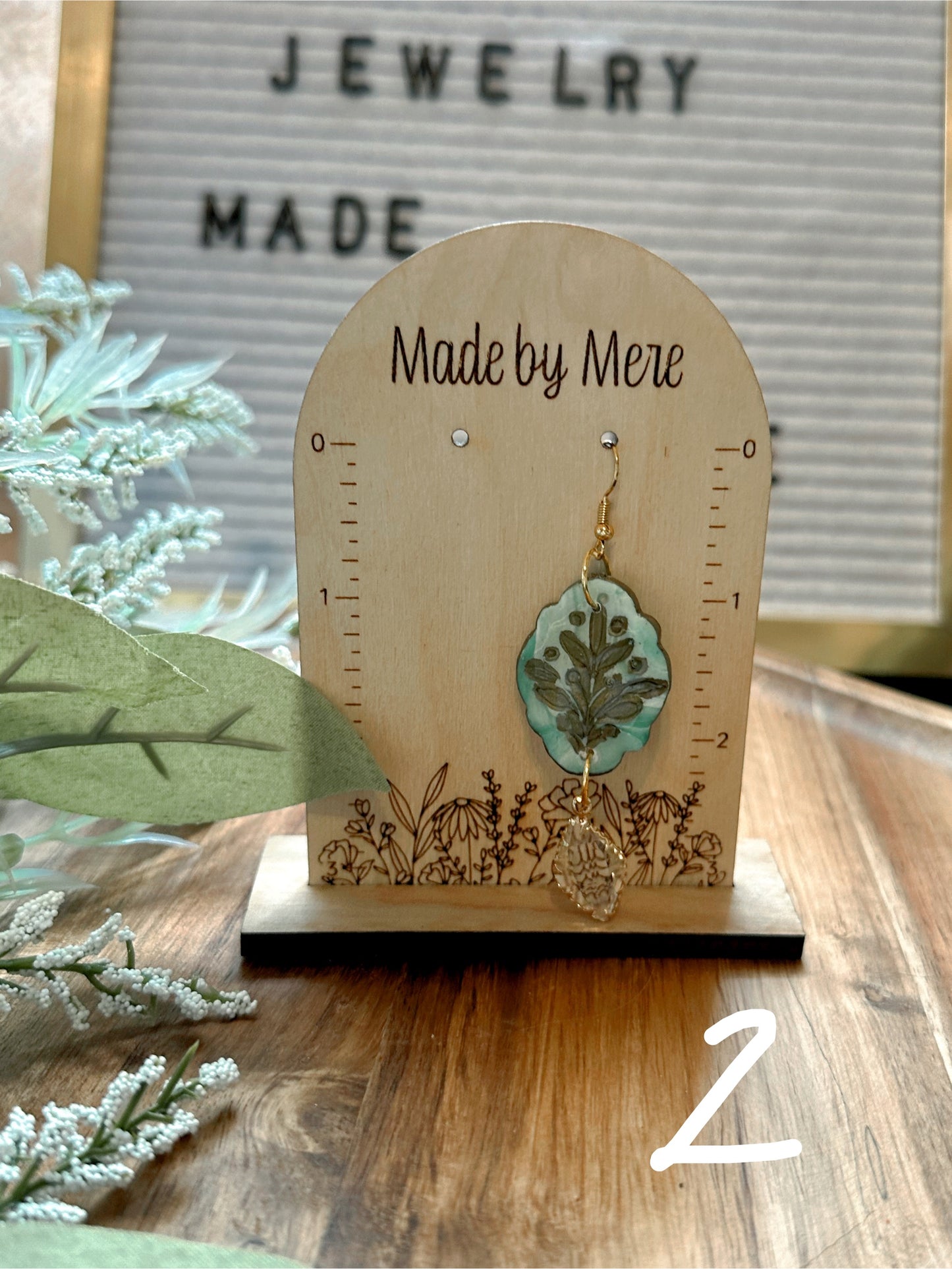 Aquatic marbled collection dangles