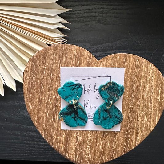 Marbled Turquoise Dangles #2