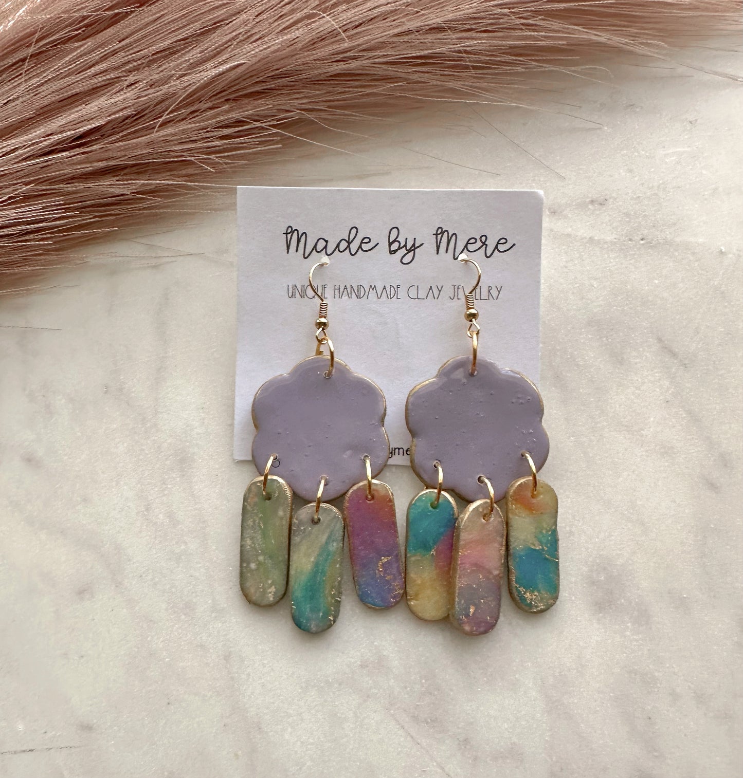 Spring Vibes vibrant color dangles