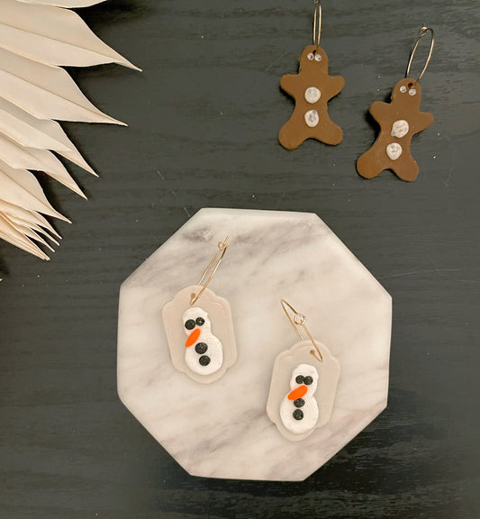 ☃️ Snowman Dangles