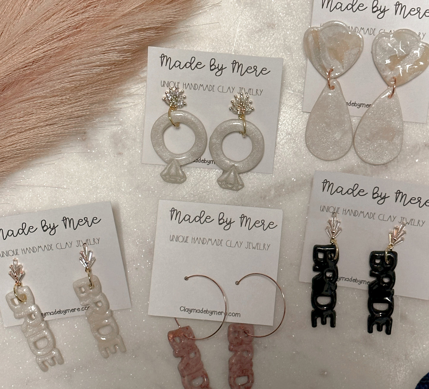 White Pearl Elegant Dangles