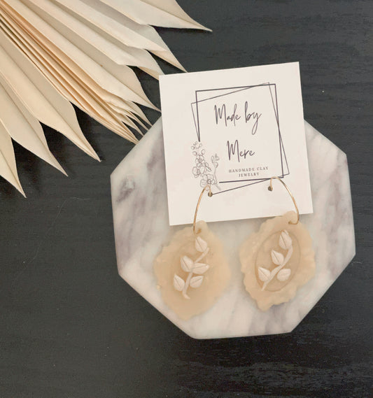 Translucent White Pearl Dangles