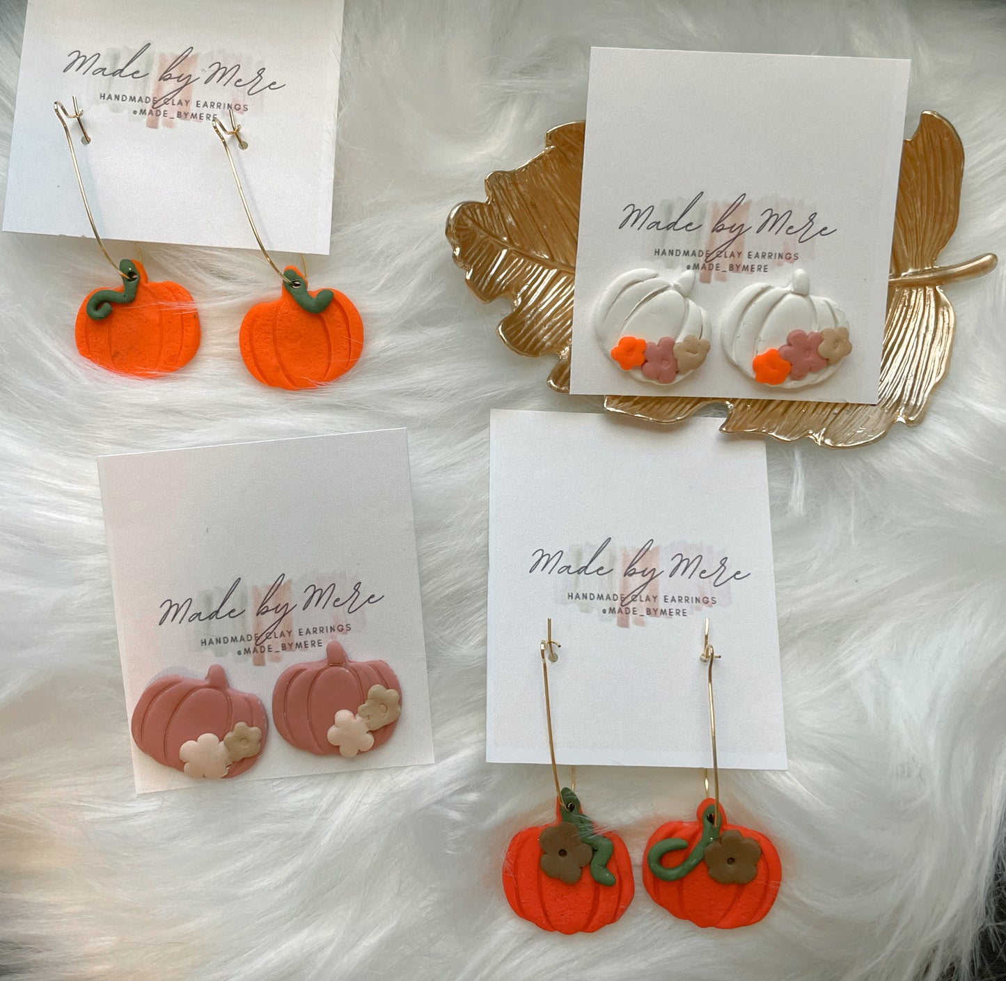 Pumpkin earrings
