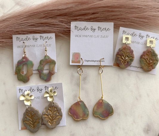 Marbled rainbow dangles #2