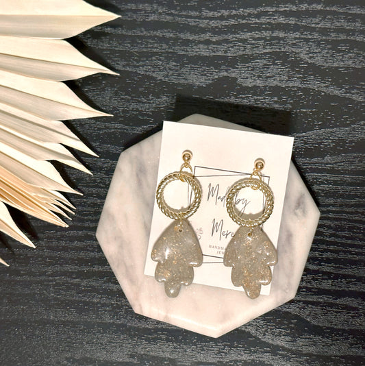 Fancy Dangles - Gold/Gray