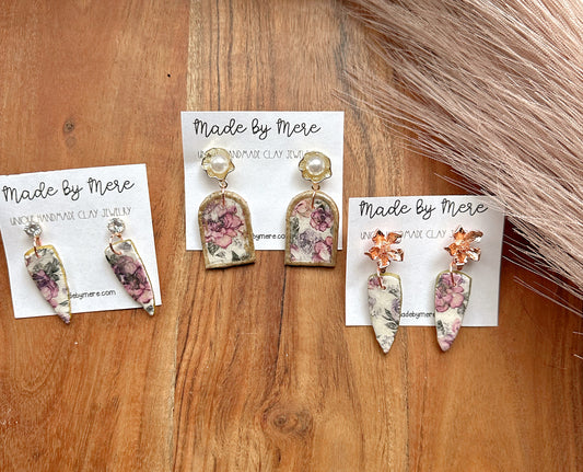 Classy Floral Vibes dangles