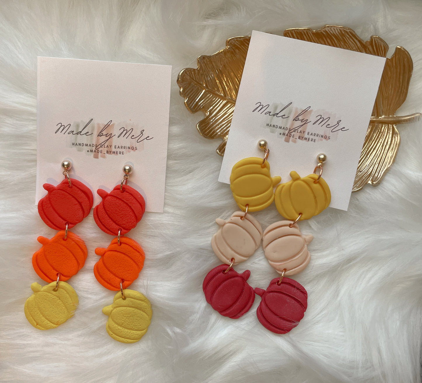 Trio pumpkin patch dangles