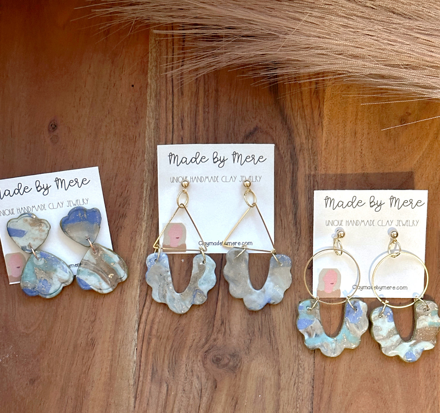 Feeling Blue Vibes dangles