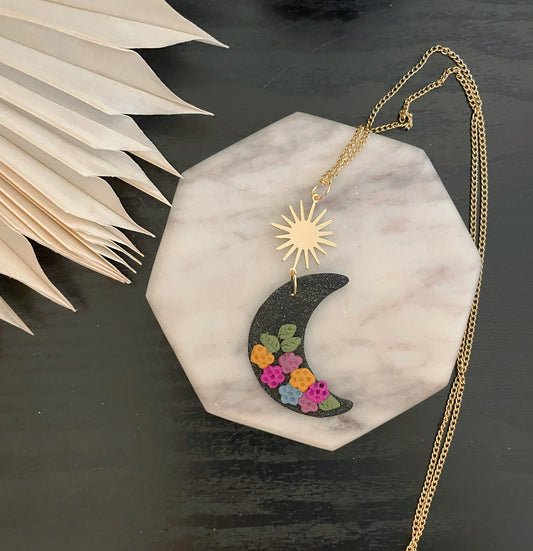 Over the moon necklace